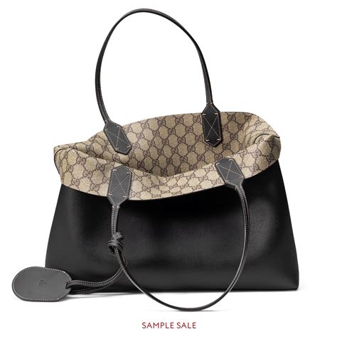 gucci jumbo gg medium tote bag|Gucci black canvas tote bag.